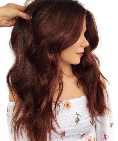 Long Red Brown Hair