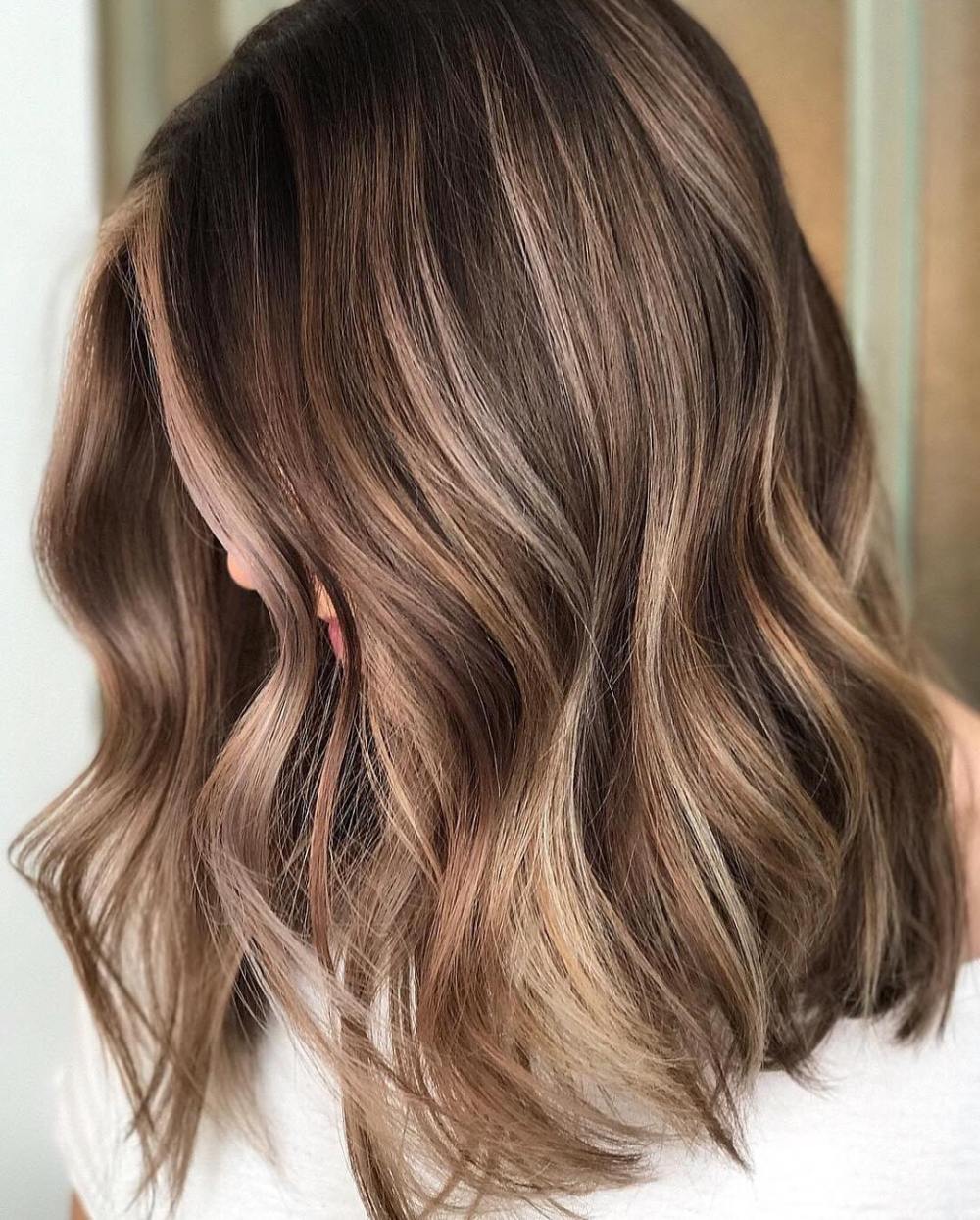 Thick Brown Hair With Subtle Highlights