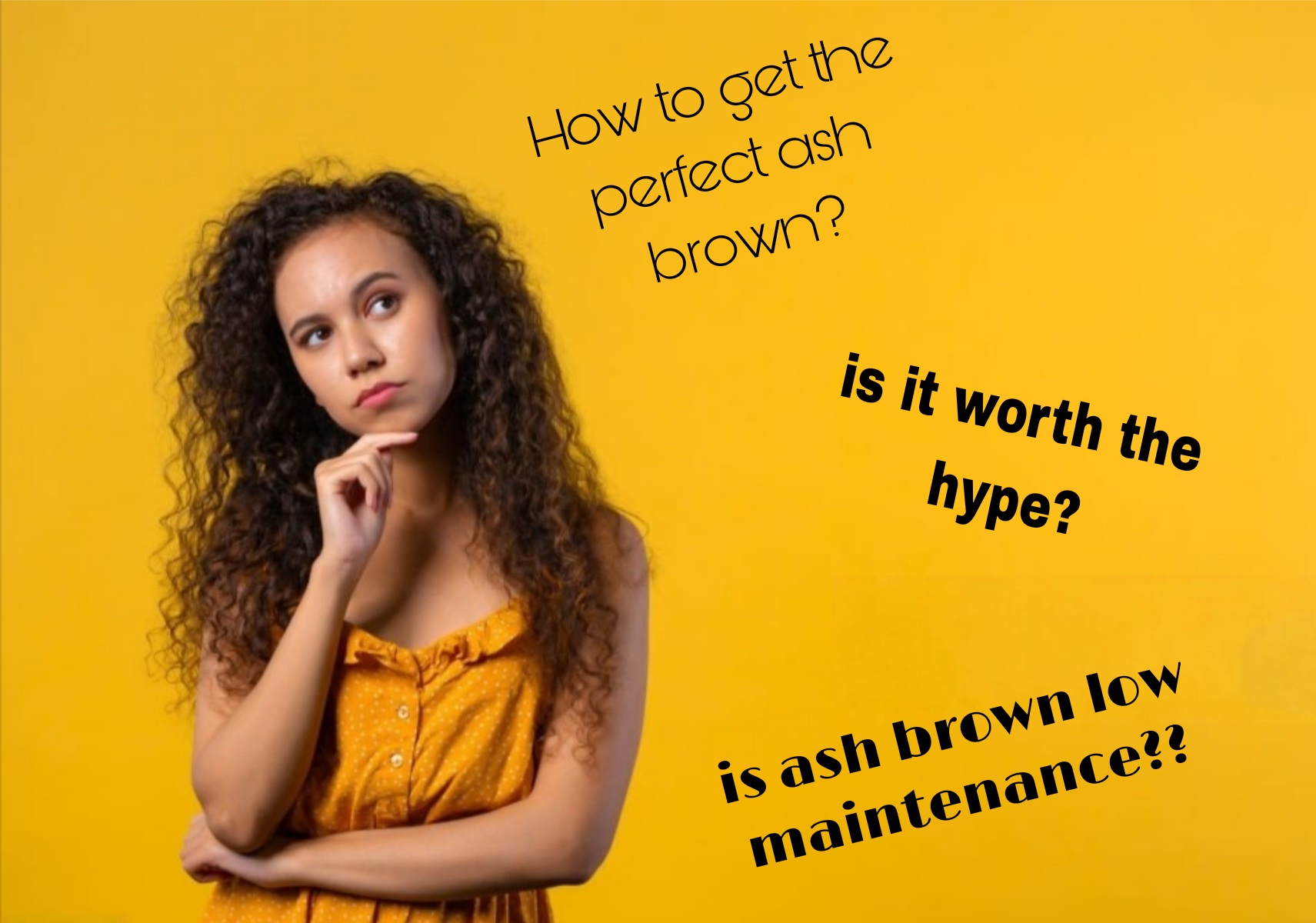 should you pick ash brown hair