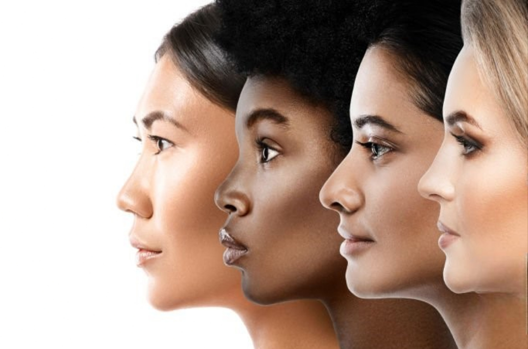 different skin tones